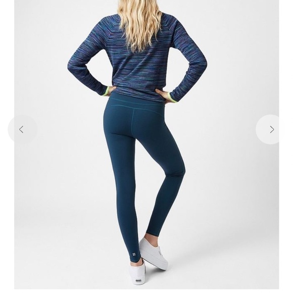 Sweaty Betty Farrah Legging in Beetle Blue, Size M - Picture 3 of 6